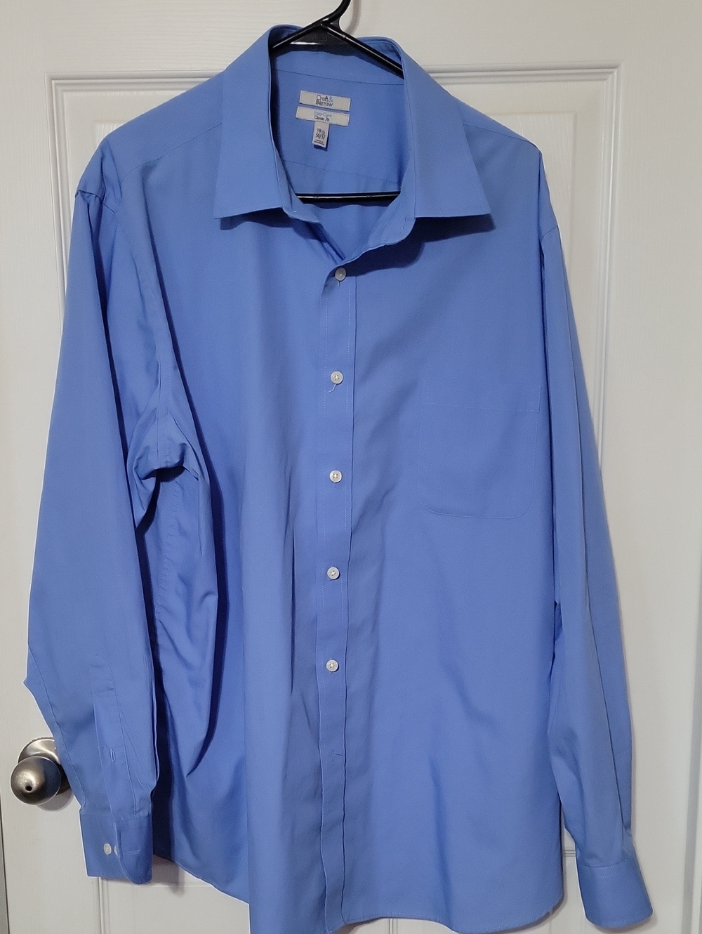 croft & barrow Men's Solid Light Blue Dress Shirt